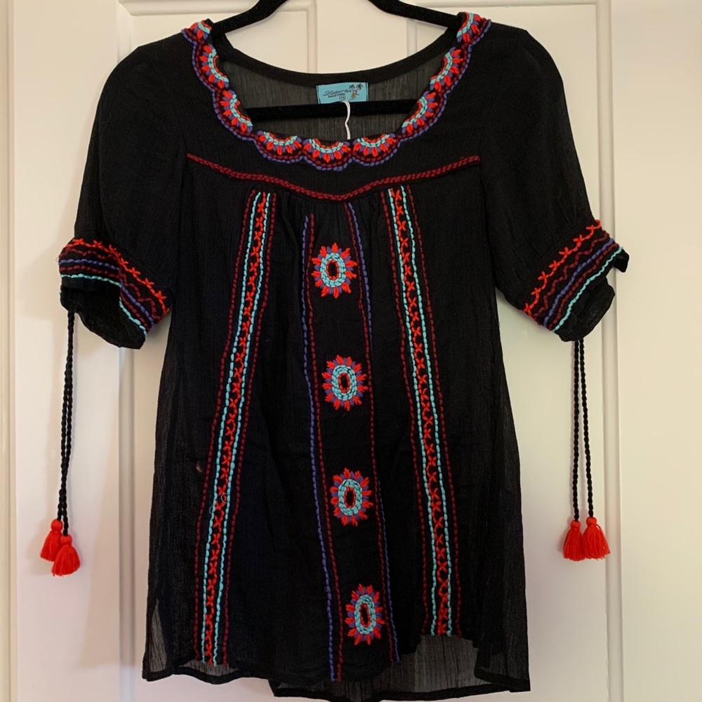 Letarte Embroidered Top